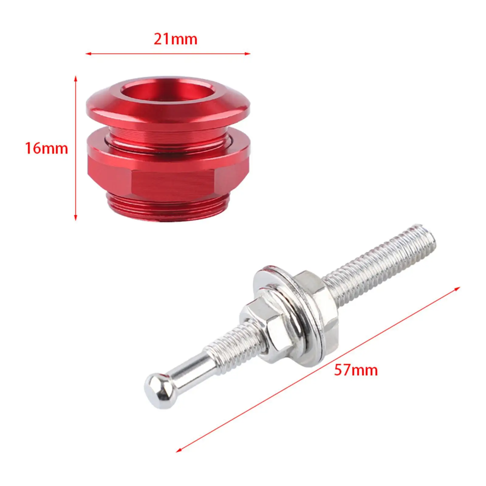 Low Profile Quick Release Vehicle Hood Pin Button Latch Aluminum Alloy Modification Kit for Car Engine Bonnet
