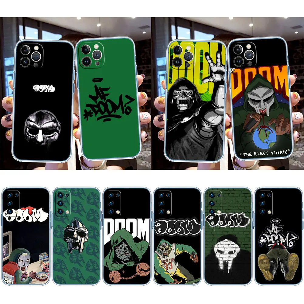 AR54 MF DOOM Transparent Phone Case for Samsung Galaxy A04 A04S A14 A23 A34 A54 M23 M33 M52 M53