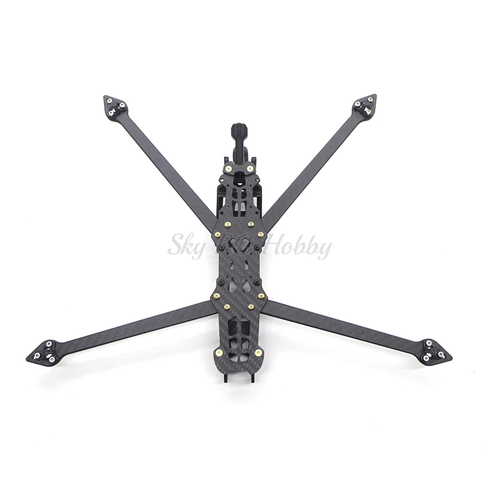 Andy hd8 350mm 350 8 polegada quadcopter freestyle quadro kit com 5mm braço tpu 3d peças de impressão/8330 hélice para fpv racing drone