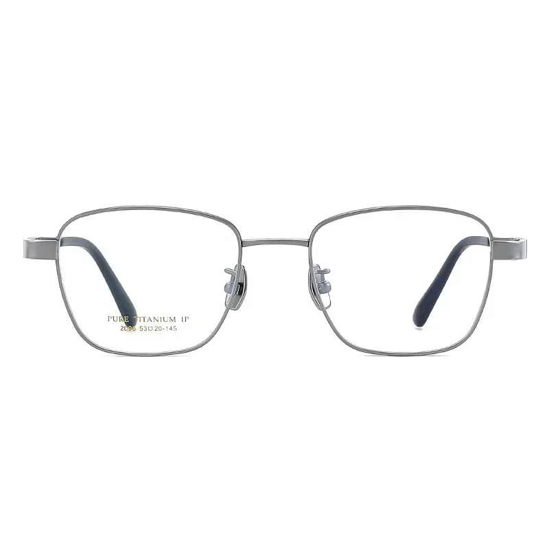 

Vintage Spring Leg Eyeglass Large Frame Ultra Lightweight Pure Titanium Eyeglasses Frames Designer Handmade To Slim Your Face