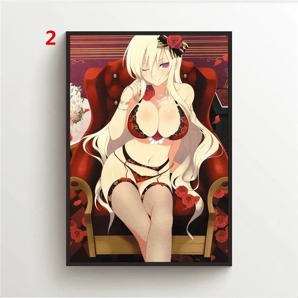 Senran Kagura Leo Ikaruga Hikage Anime Posters Canvas Painting Wall Decor Posters Wall Art Picture Room Decoration Home Decor