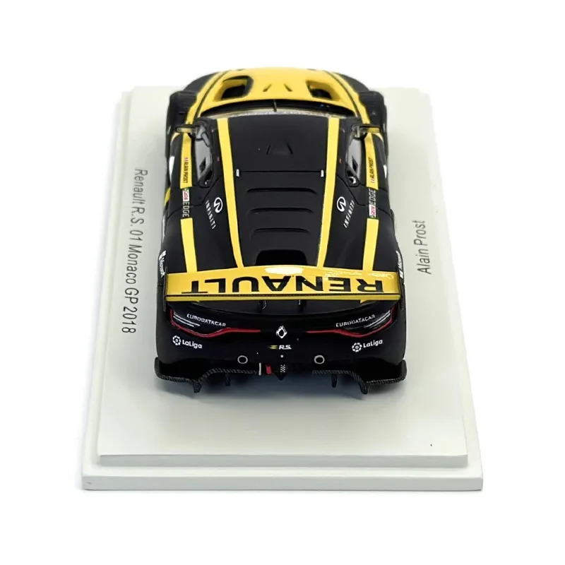 Spark 1/43 Renault R.S. Monaco Grand Prix 2018 diecast resin model, children's collection toys, holiday gifts for children.