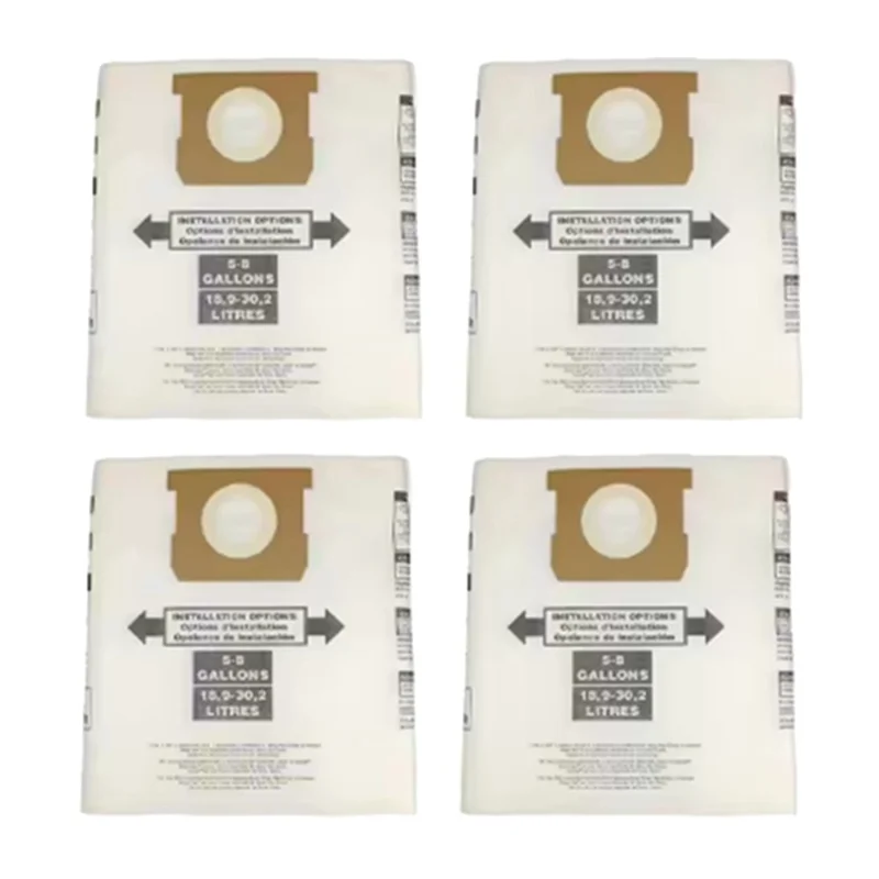 

A21F-Universal Dry Vac Dust Bag 5 To 8 Gallon Vacuum Dust Bag For Shop Vac / Ridgid VF Replacement Accessories 5 To 8 Gallon Dus