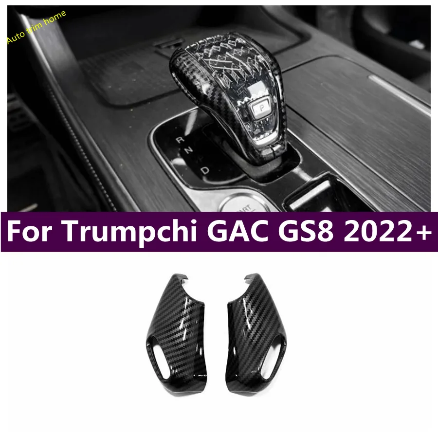 

Transmission Gear Shift Shifter Knob Head Handle Decoration Frame Cover Trim Fit For Trumpchi GAC GS8 2022 2023 Car Accessories
