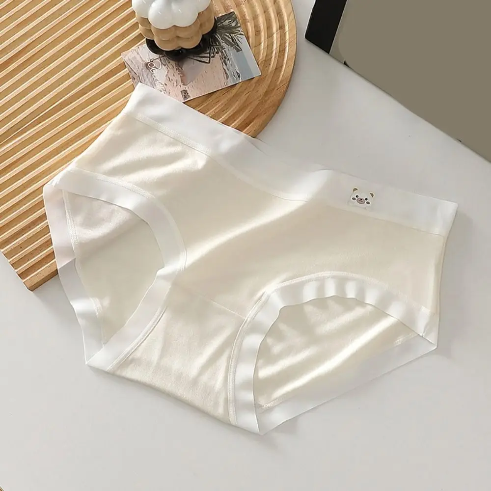 

5PCS Sweet Cute Panties for Women Cotton Crotch Female Lingerie Seamless Briefs Underwear Bear Underpants Gifts
