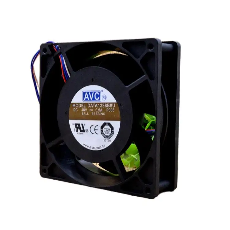 

AVC Data1338b8u 13038 48V 0.5A 4-Wire Temperature Control Server Chassis Fan 13cm