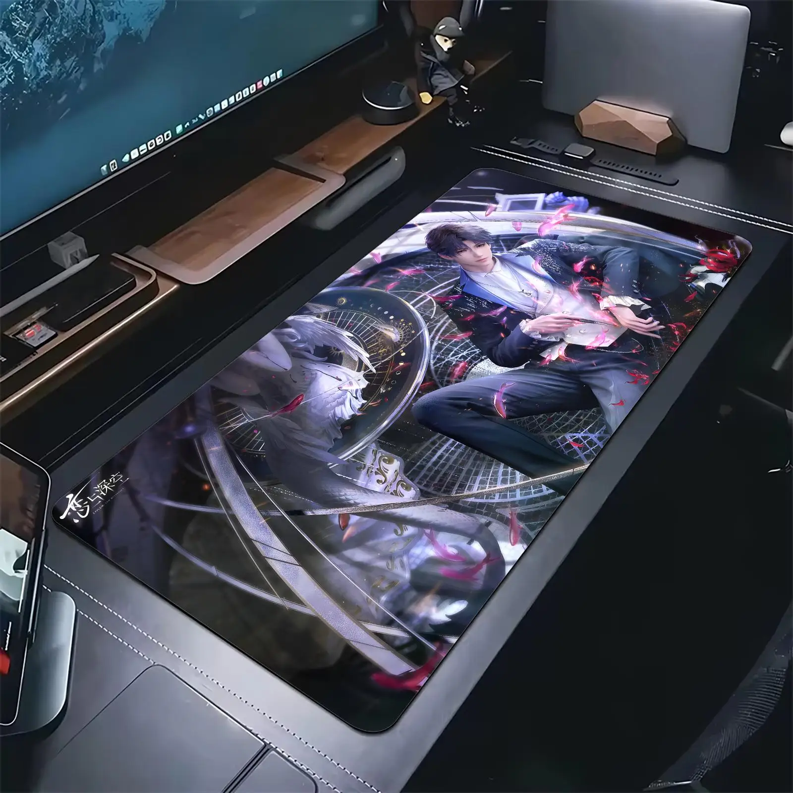 Love and Deepspace  Mouse Pad Mouse Pads Large Gaming Mousepad XXL Keyboard Gamer Mouse Pad Laptop Desk Mat Mouse Mats