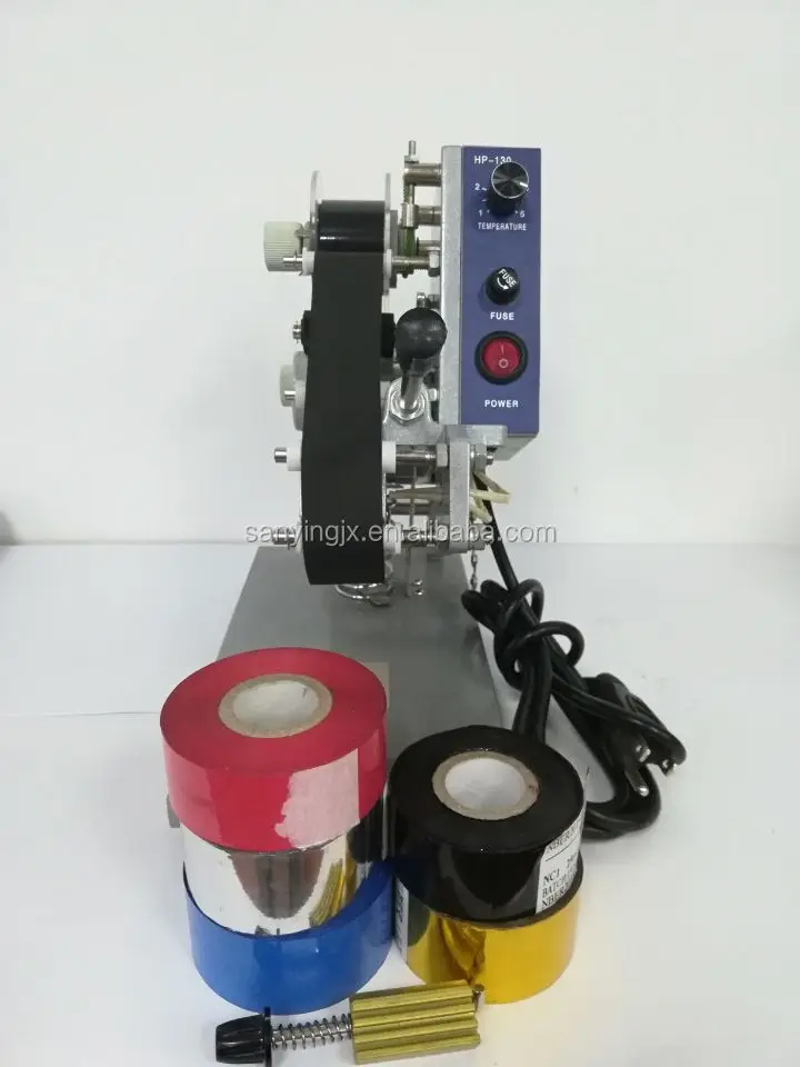 DY-8 Manual Hot Stamp Date Coding Ribbon Printer