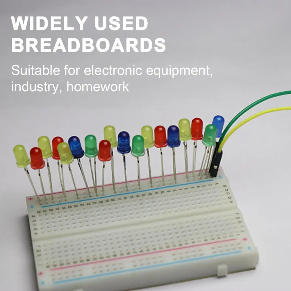 

830 Point Breadboards Breadboards Kit Universal Proto Distribution Kit for Solderless Breadboards Self-adhesive for Connections