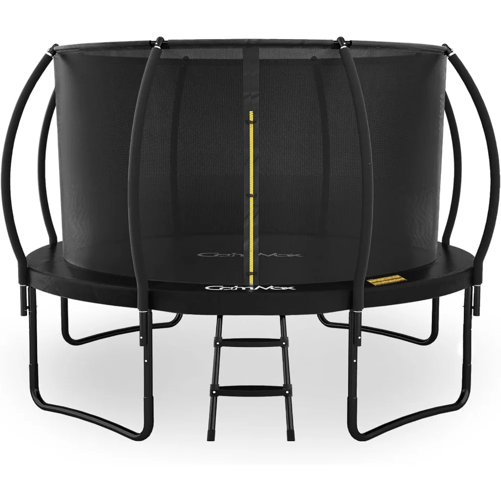 

12FT Trampoline with Enclosure Recreational Trampolines with Ladder - ASTM Approval- Outdoor Trampoline for Kid Adults