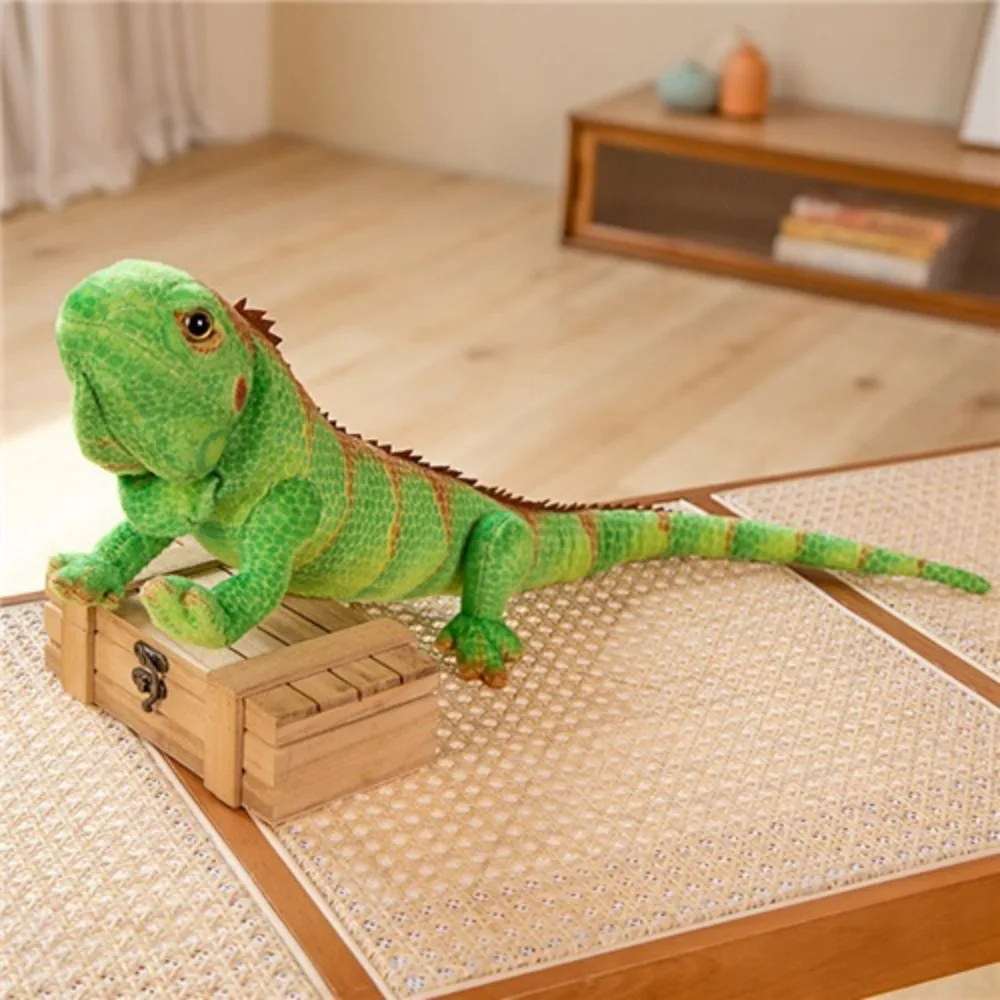 

Stuffed Animal Long Tail Mane Lizard Wild Reptile 65/95cm Lizard Simulation Lifelike Stuffed Lizard