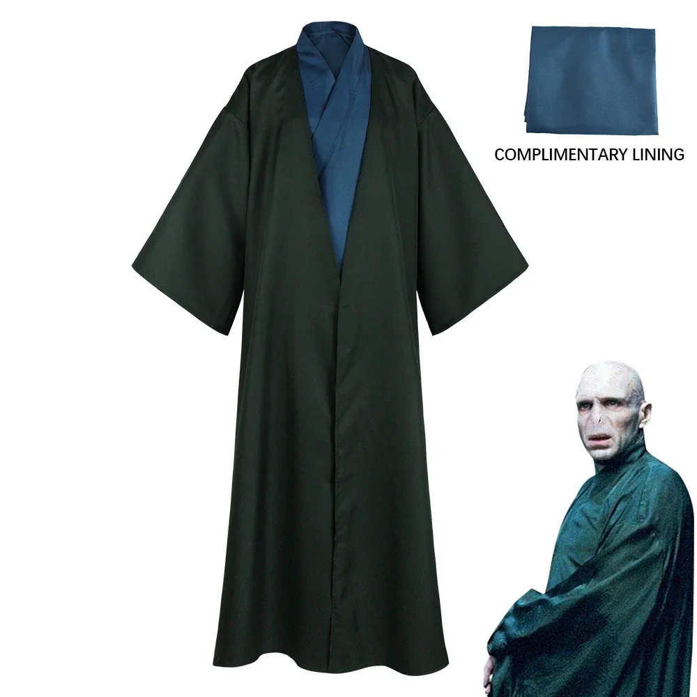 

Costume de Cosplay de Lord Voldemort pour Adulte, Robe Longue de ixd'Halloween, Cape, Uniforme Sв, Vêtements de Scène