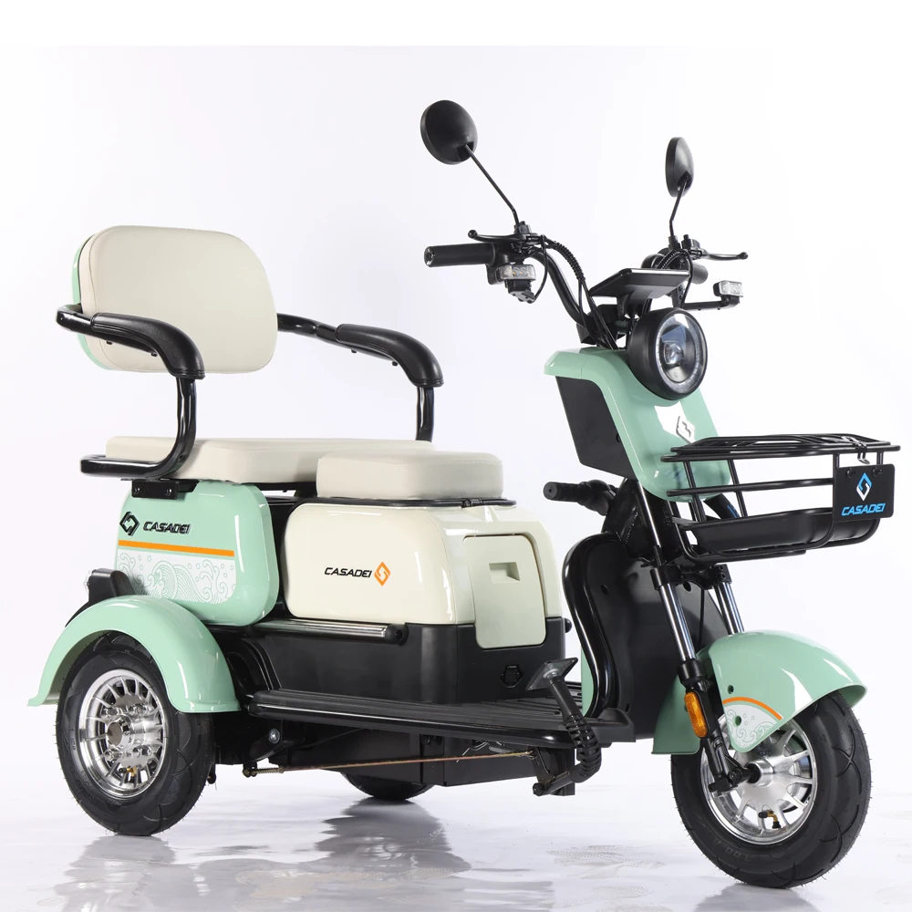 

Образец поставки 500 Вт-800 Вт, электрический трехколесный велосипед с маленькими шинами, 60 В, с открытым корпусом, 3-колесный грузовой электрический трехколесный велосипед для взрослых