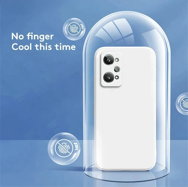 غطاء خلفي من السيليكون السائل لهاتف OPPO Realme GT 2 GT2 Pro 2Pro Explorer Master 5G جراب هاتف غلاف ناعم