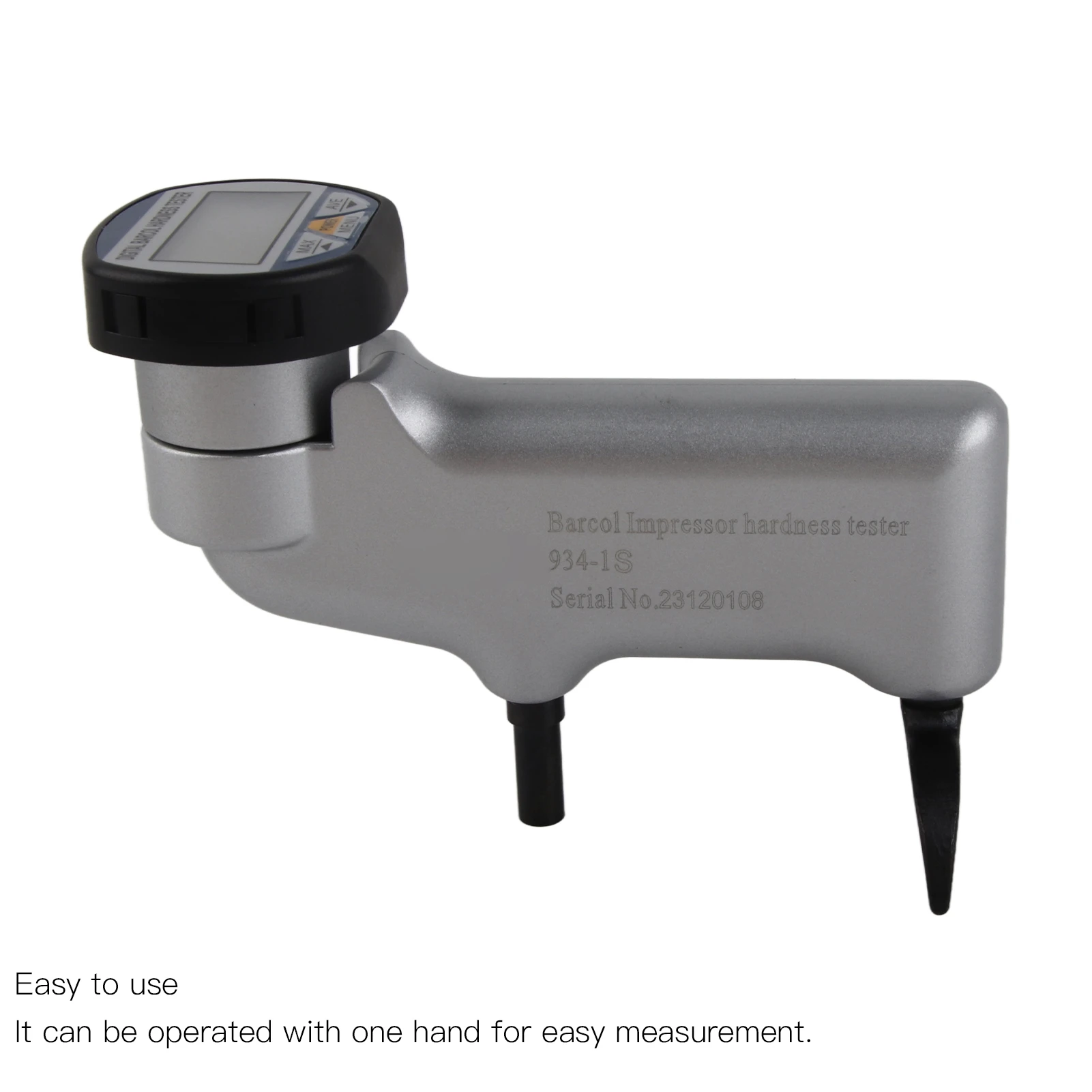 Durómetro Probador de dureza 934-1S Barcol Probador de dureza Herramienta de prueba de dureza digital para medidor de dureza de cobre de aleación de aluminio