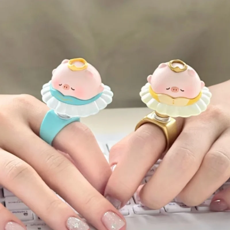 

Genuine Tianbao Little Pig Starlight Waltz Series Blind Box Cute Pig Ring Toy Bag Pendant Collectable Desktop Decor Holiday Gift