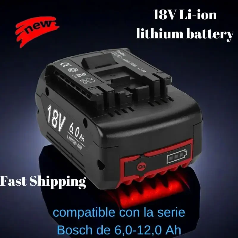 

12.0Ah 18V Battery for Bosch Electric Drill 18V Rechargeable Li-ion Battery BAT609, BAT609G, BAT618, BAT618G, BAT614