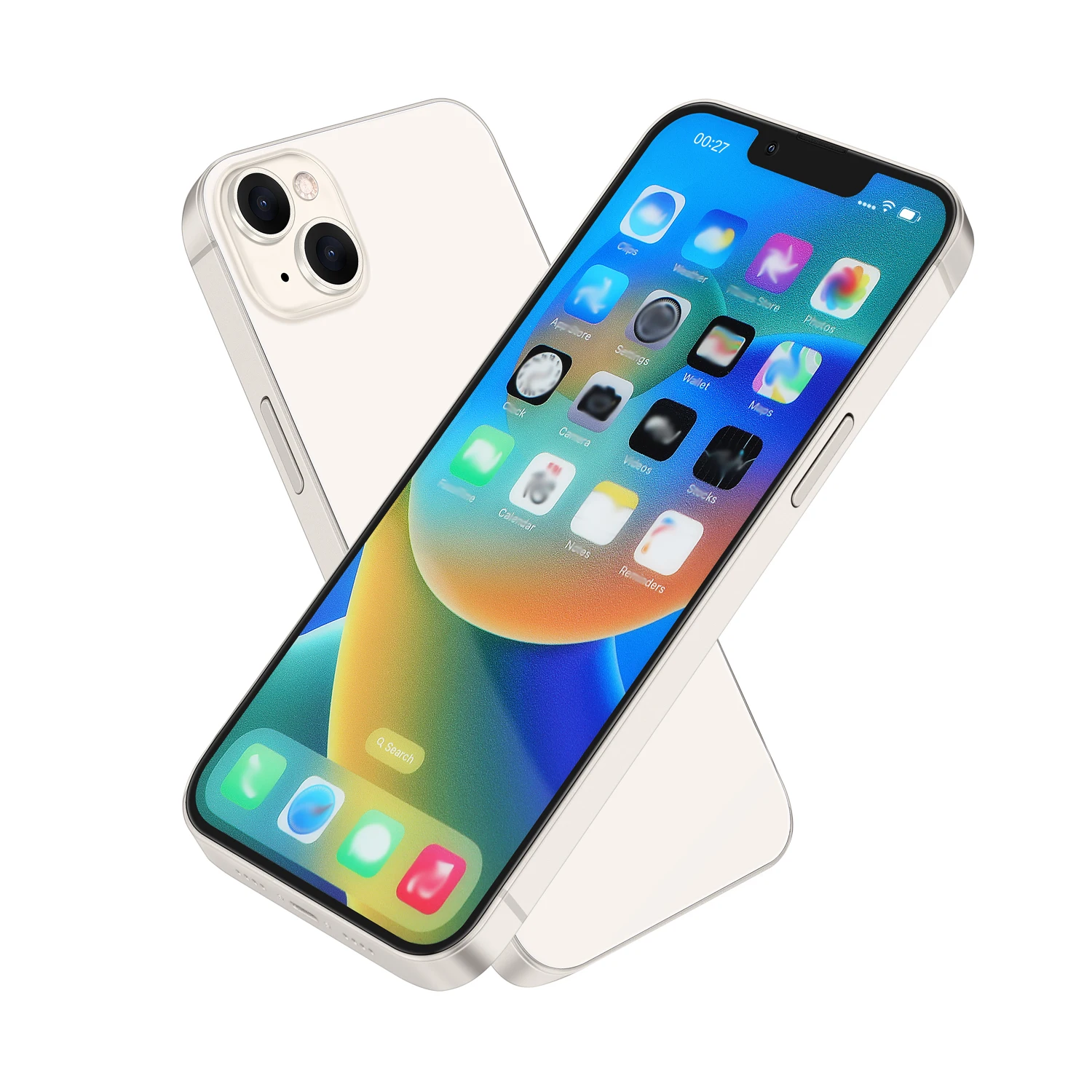 

Dummy Fake Phone Model, Looks Like The Real Phone Compatible with Phone 14 White, for Cell Phone Store Display