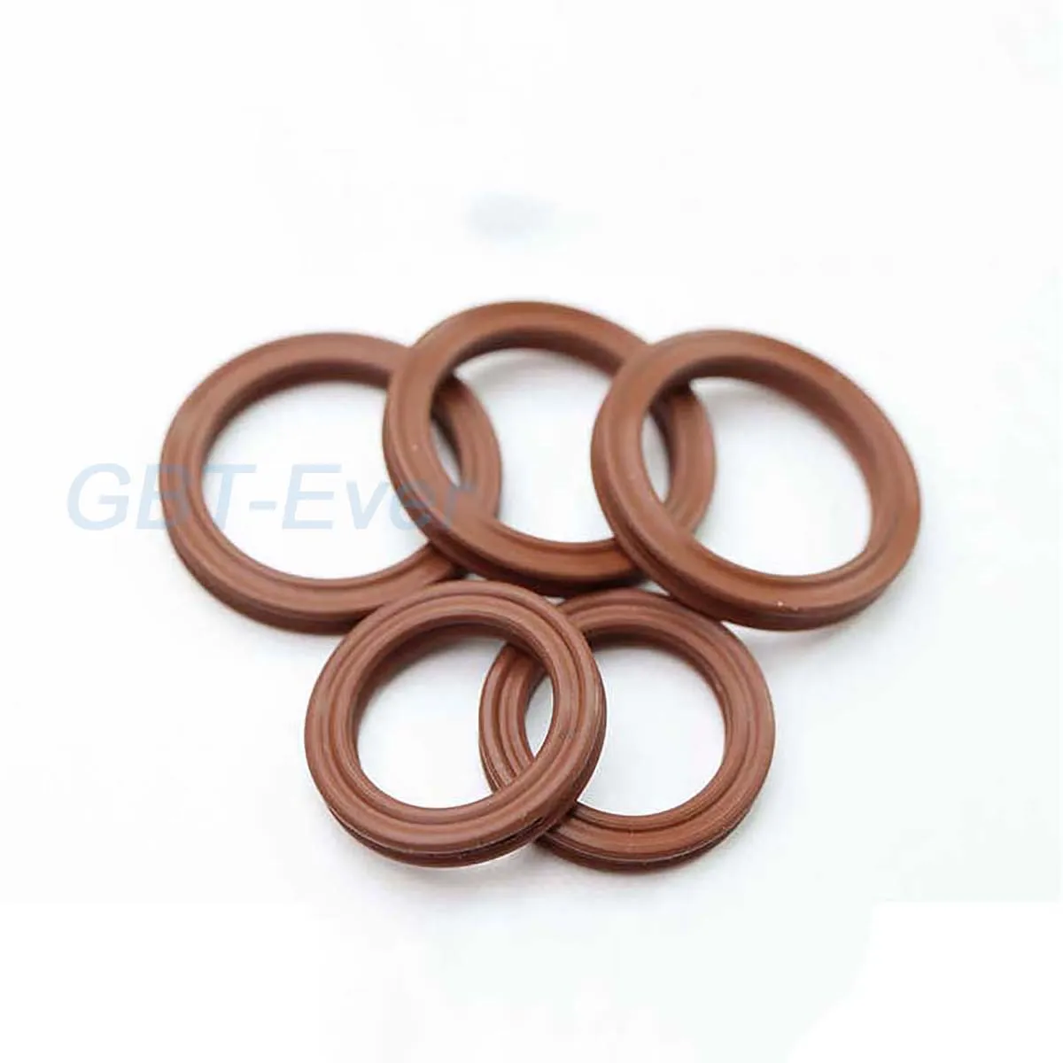 FKM X-Ring CS 1.78mm Brown Fluorine Rubber X Ring Gasket for Hydraulic Cylinders Piston Rod ID 2.9-133.07mm Resistant&Waterproof