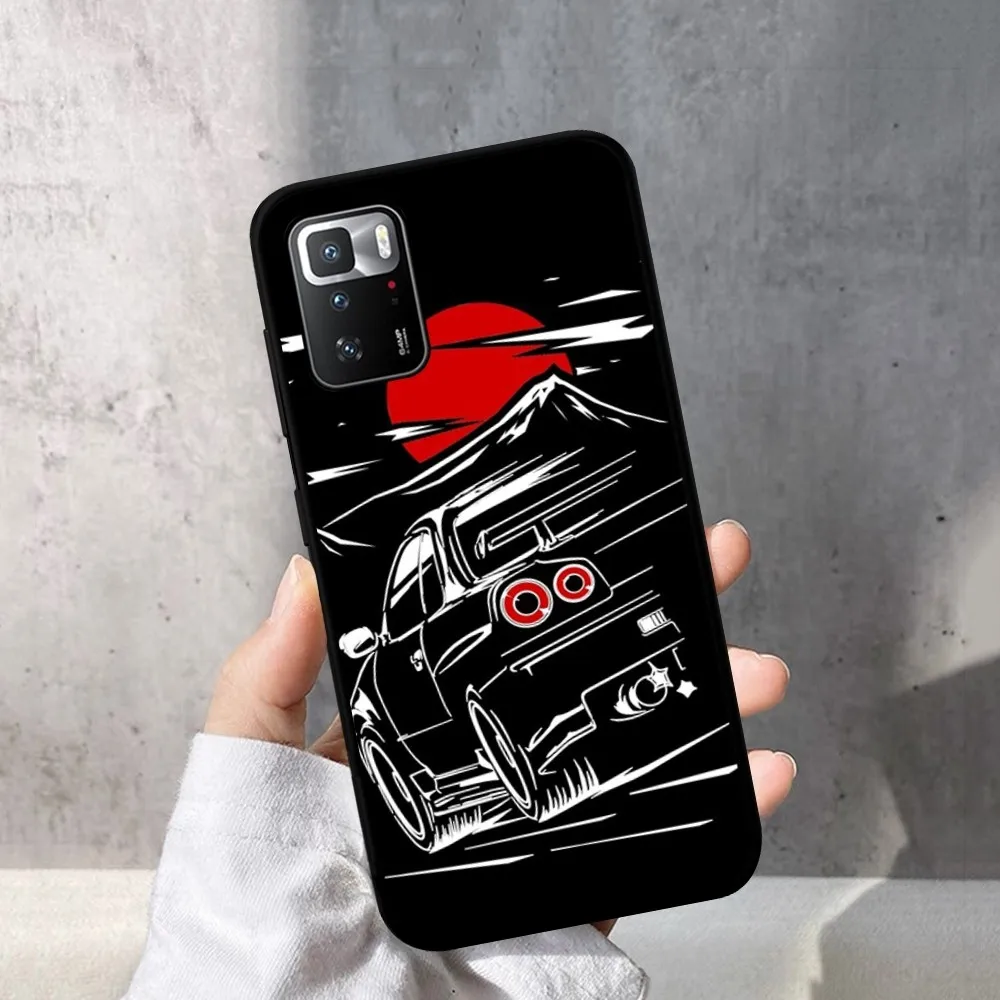 Japan JDM Sports Cars Male Men Phone Case For Redmi Note 4 X 5 A 6 7 8 Pro T 9 Pro 9S 10 Pro 11 Pro 11S 11Epro PocoM3pro