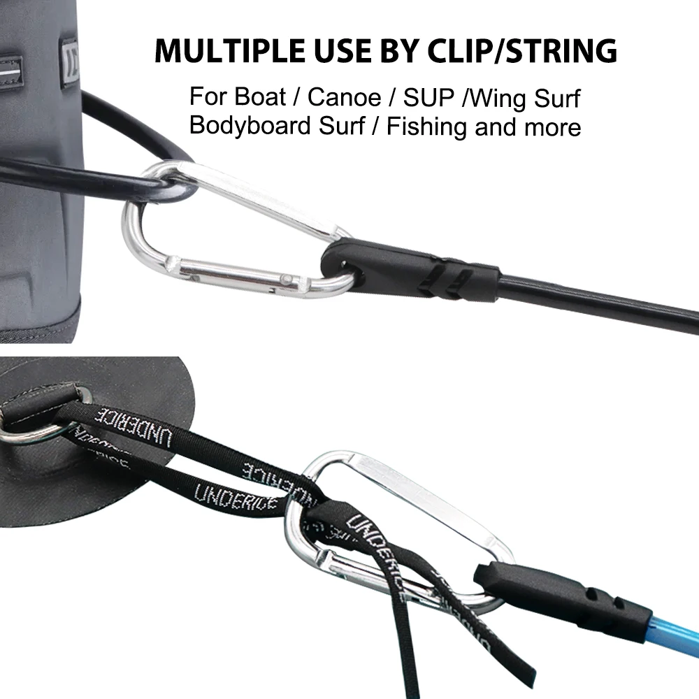UICE 5FT 5MM SUP Board Hand Rope Surf Leash Surfboard Leash TPU Stainless Swivels Inflatable Paddle Board Longboard