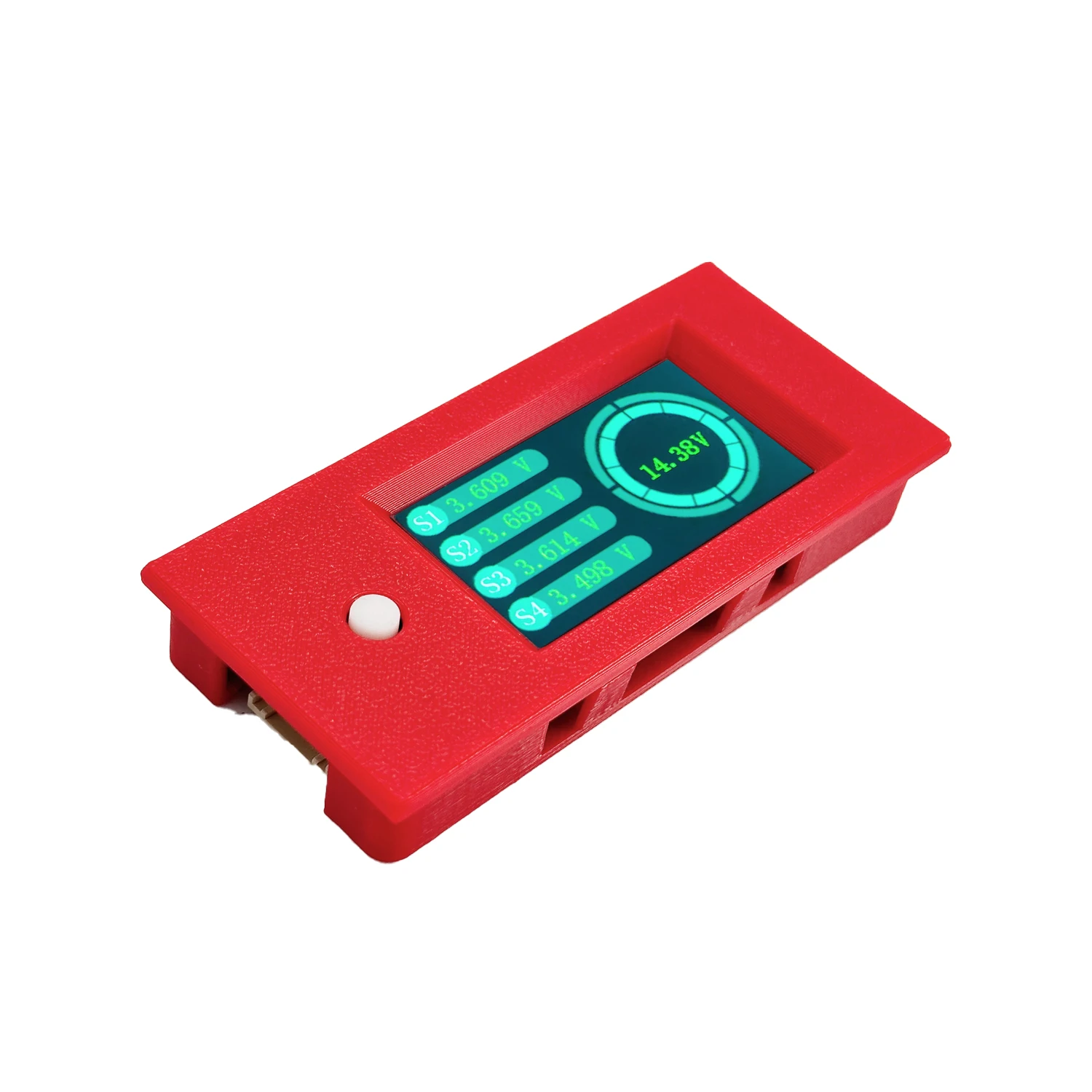 4S 電圧収集表示画面保護ケース付き電圧テスター新 4s Lifepo4 /Lipo/LTO バッテリー bms/バランサー