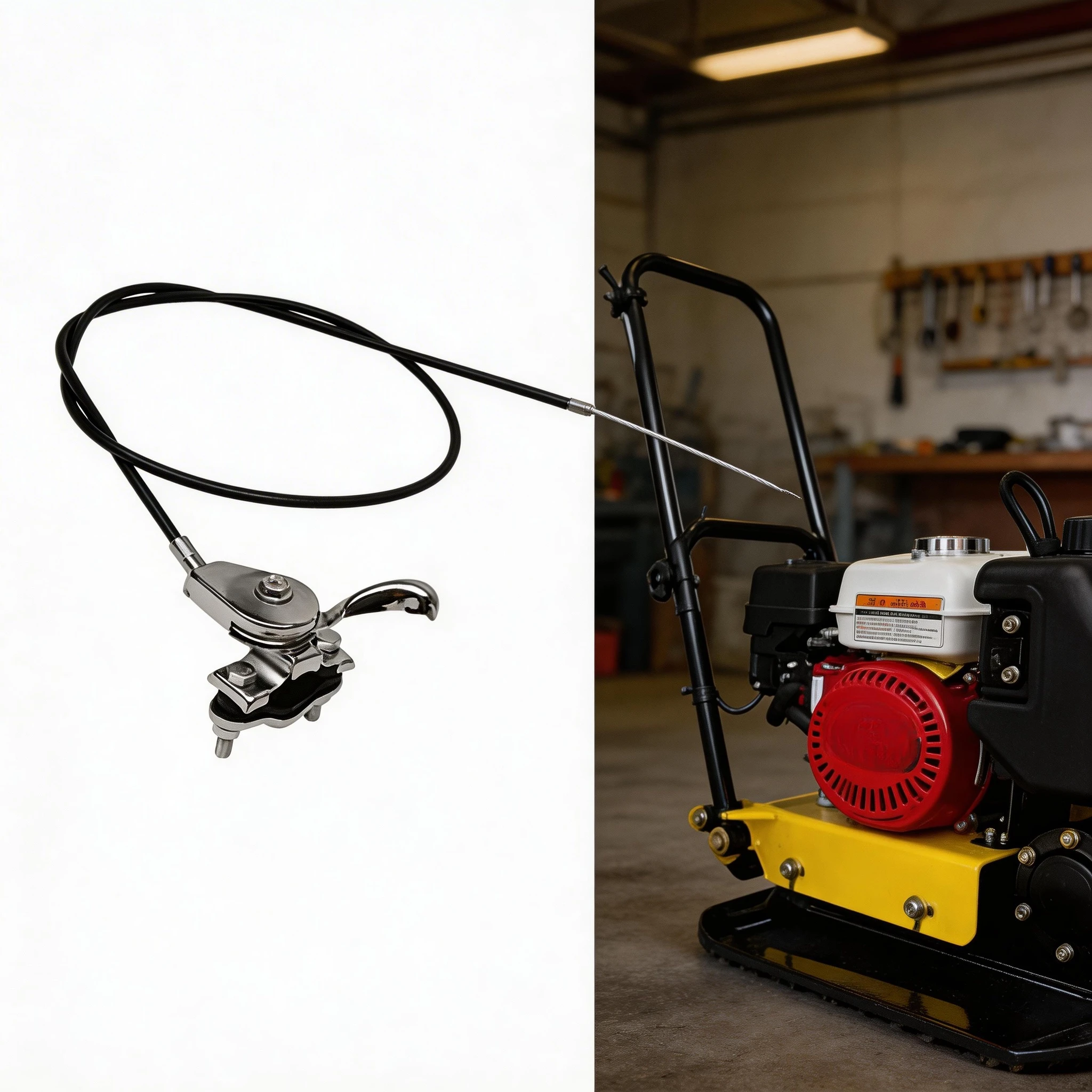 100 cm Universal-Gashebel für Honda GX160 GX200 Rasenmäher, Gebläse, Stampfer, Bodenfräse, Plattenverdichter
