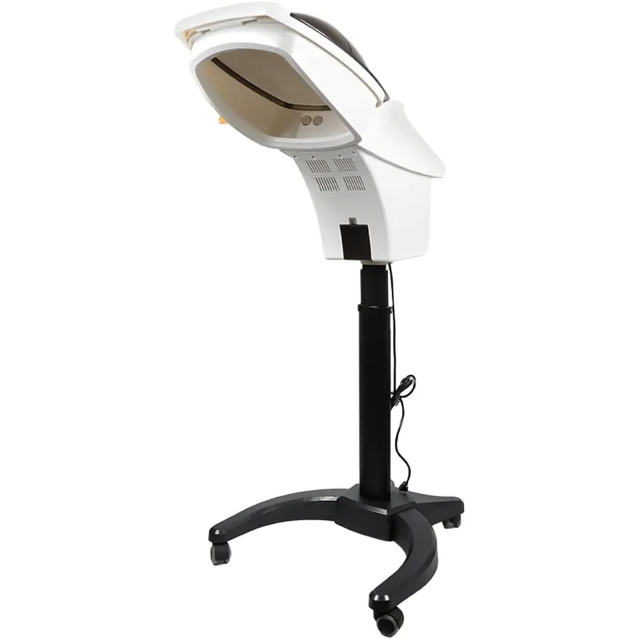 

Профессиональный фен 110 В с регулируемой высотой 50-62 дюймов, белый салонный процессор для окрашивания волос, стоячий стример с колесами для