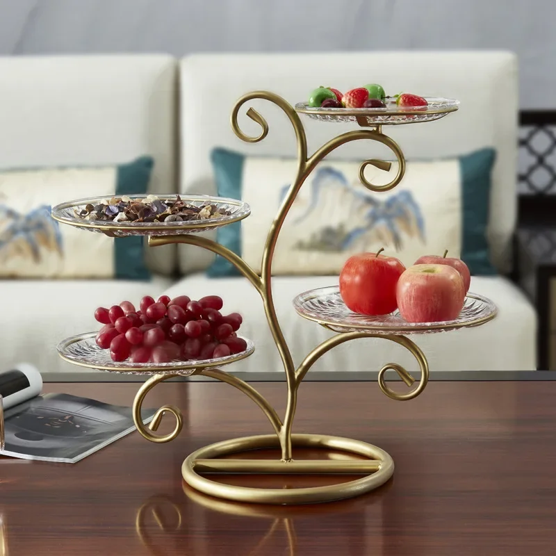 Removable fruit tray, living room home coffee table, Nordic creative fashion fruit basket, simple candy snacks, sunflower seeds