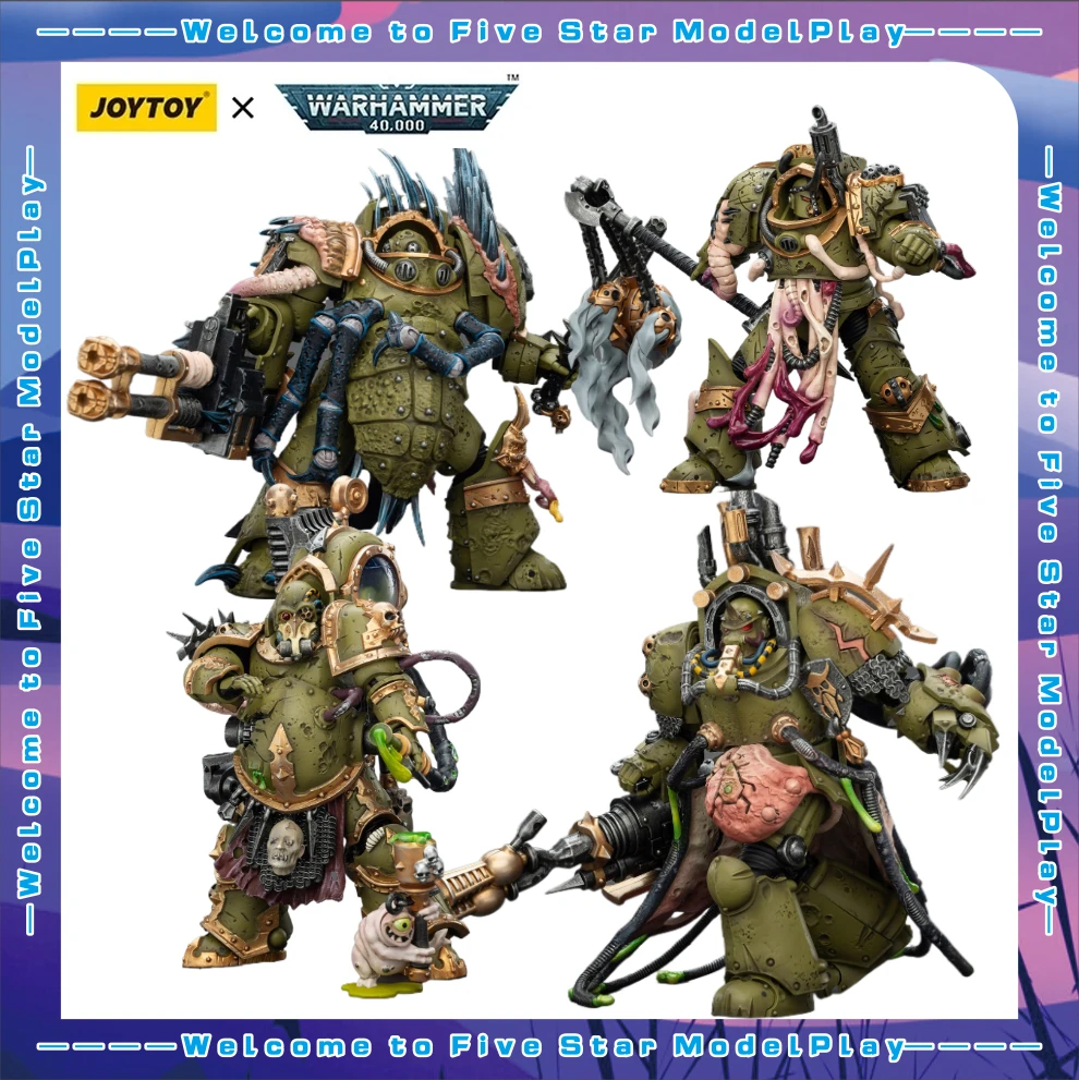 【fs】1-18-joytoy-warhammer-40k-death-guard-blightlord-terminator-figura-de-accion-modelo-de-juguete