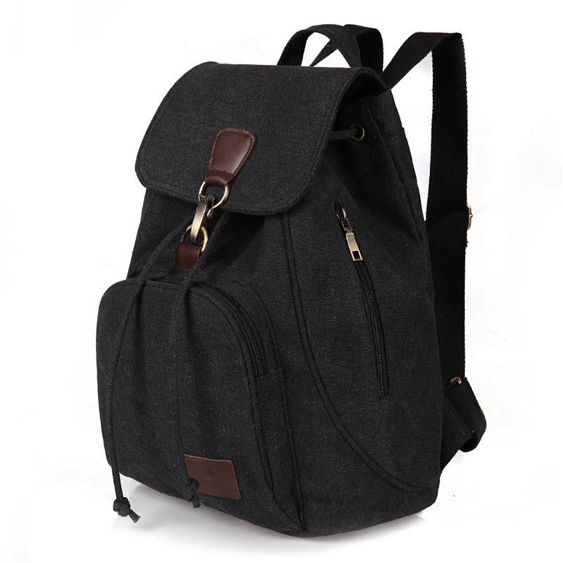 2024 New Women Backpack Canvas Laptop Travel Backpacks Computer Bags High School Student College Bag Outdoor Shoulder Bag