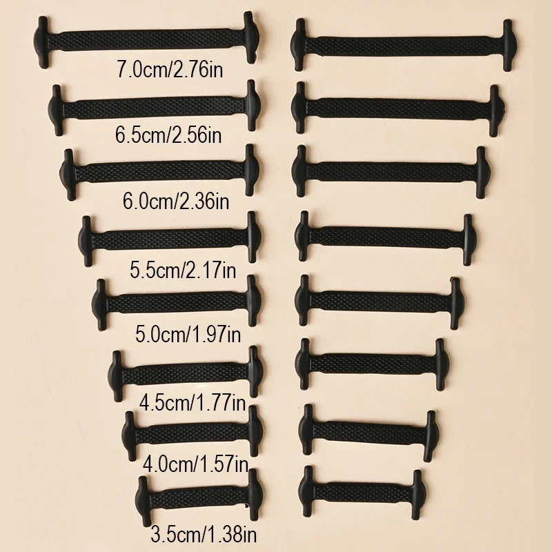 Neue Silikon Schnürsenkel keine Krawatte Schnürsenkel kreative faule Silikon Schnürsenkel Gummi Spitze elastische Spitze Schnürsenkel 16 teile/los