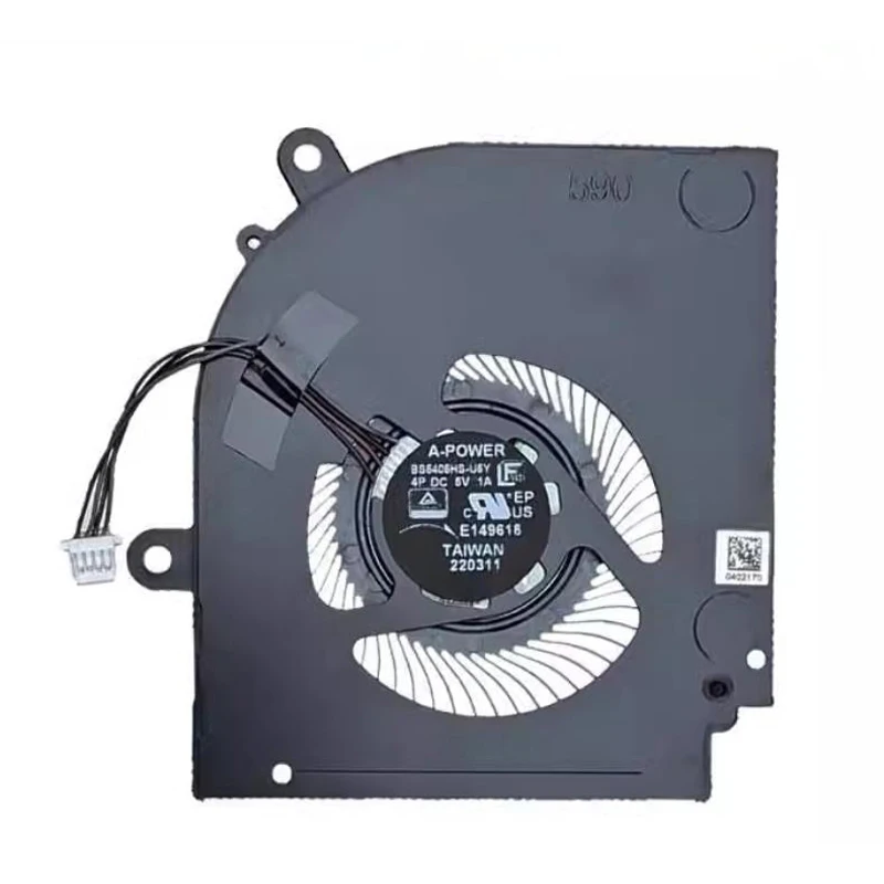 Laptop CPU GPU FAN For MSI Stealth 15M A11SD A11SDK A11SEK A11UE A11UEK A11UEKV B12UE DC 5V 1A 4PIN VER1 New