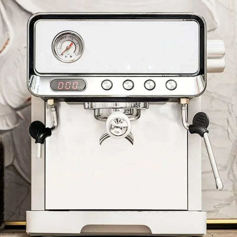 Aangepaste goedkope draagbare halfautomatische Italiaanse thuiskantoor koffie koffiezetapparaat espresso koffiezetapparaat