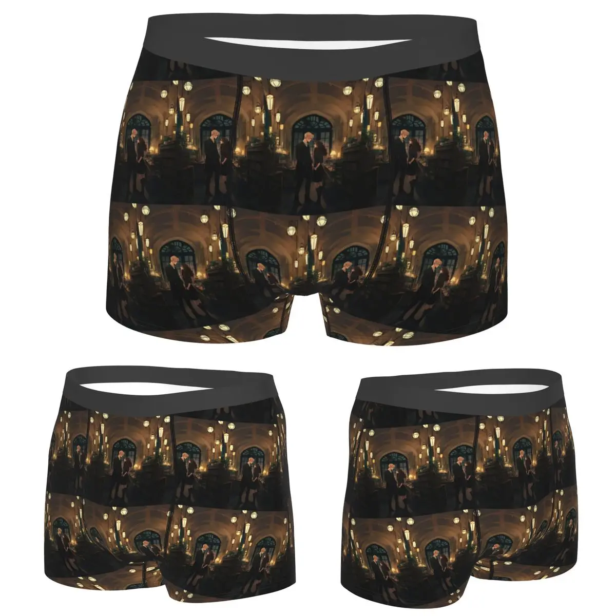 

Boxer Underpants Shorts Dramione At The Library Panties Male Comfortable Underwear for Homme Man Boyfriend Gift