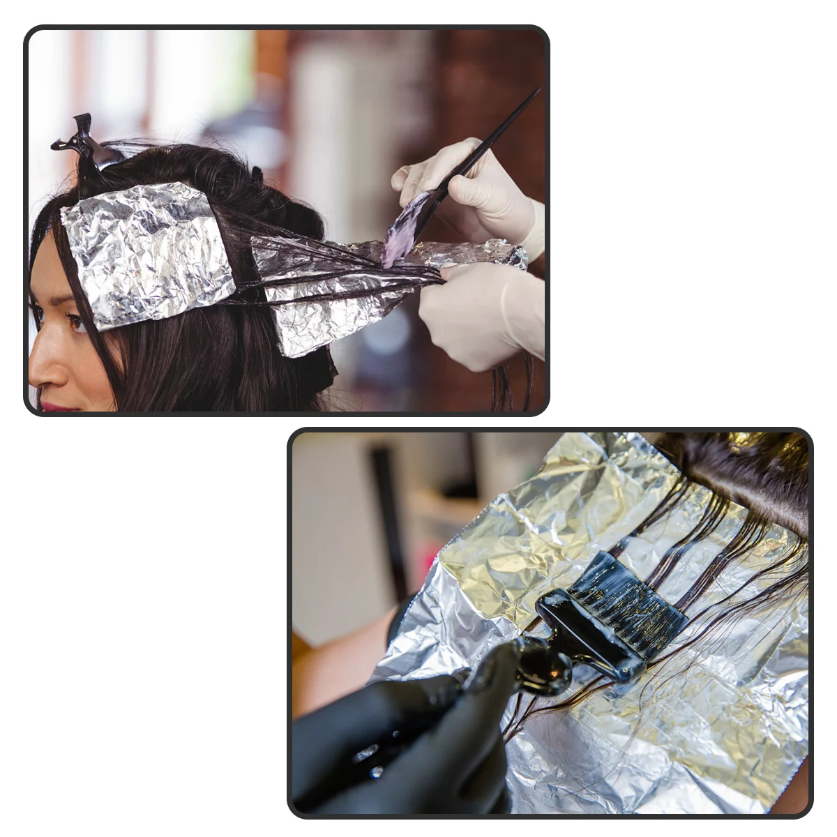 8pcs Hair Coloring Set Professional Tools Flexible Bristles Applicator Brush Dye Bowl Nylon Easy Hairdressing Kit - Image 5