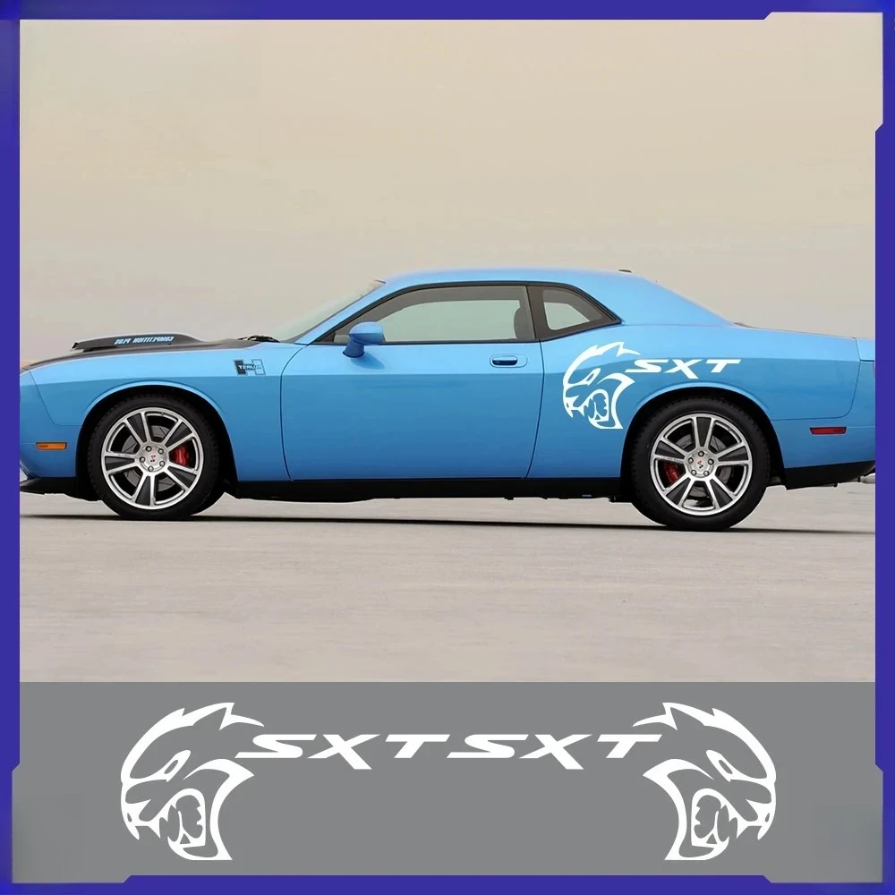 Car Stickers for Dodge Charger Challenger for SXT Caliber Durango Avenger Dart Wheel Brow Side Door Decals Tuning Accessories