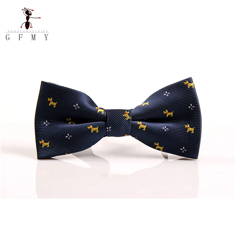 Children\'s Fashion Shirts Bowtie Bowknot Handmade Boys Texture Silky Gentleman Bow Tie Collocation Child Butterfly Cravats