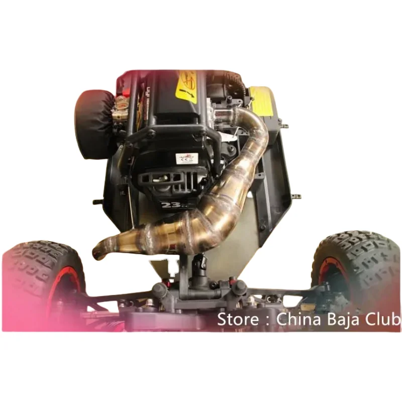 1/5 가스 트럭용 스틸 슈퍼 배기 튜닝 파이프, DBXL LOS05001 Losi Desert Buggy XL LOSI 05001 RC RMCK XCR-1000 XCR-900