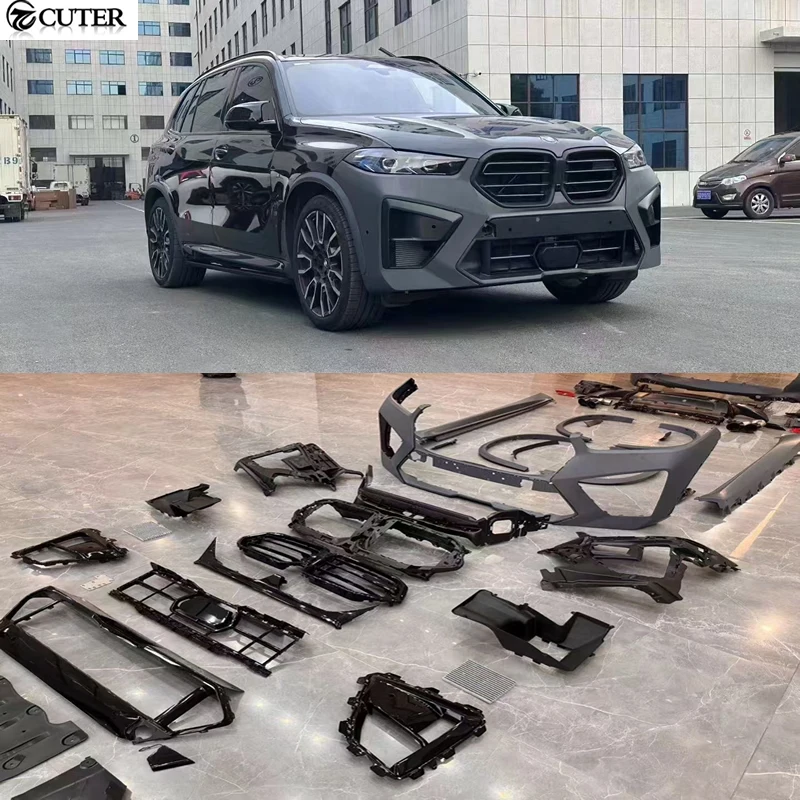 

G05 X5 Lci Change to X5M PP Front Bumper Grills Rear Bumper Wheel Eyebrow Side Skirts for BMW G05 X5 2025