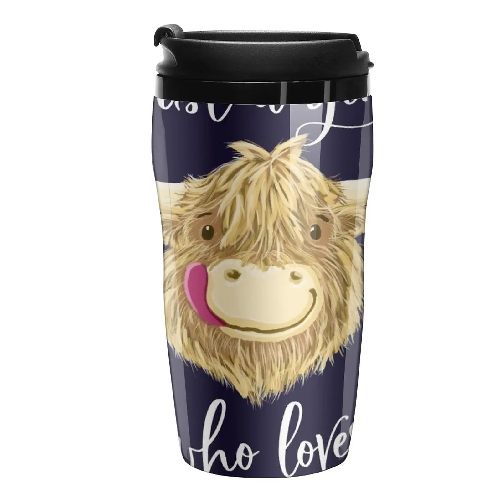 

New Just A Girl Who Loves Scottish Highland Cows Travel Coffee Mug Cups Coffee Cute Mugs Coffee Good Teaware Nespresso Cup