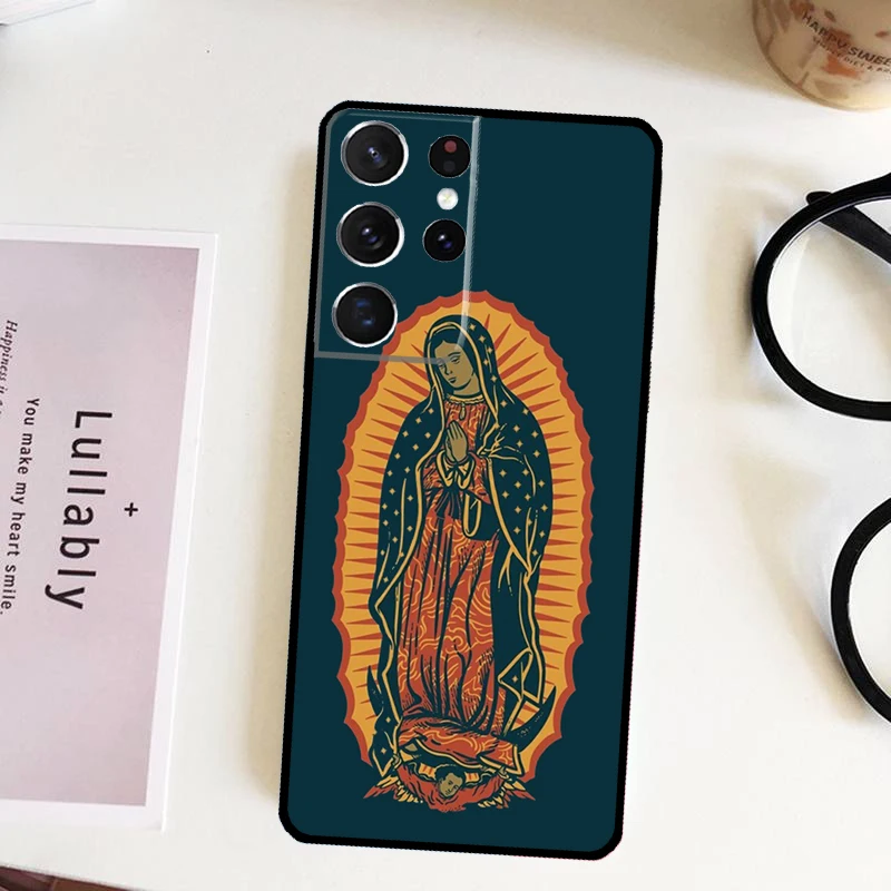 Virgin of Guadalupe Case For Samsung Galaxy S23 S20 FE S21 S22 Ultra Note 20 S8 S9 S10 Note 10 Plus Back Cover