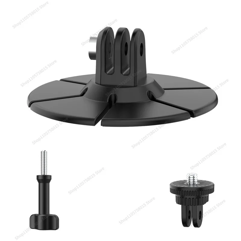 For Flexible Paste Base Helmet Holder Suitable for Action Camera Riding Accessories