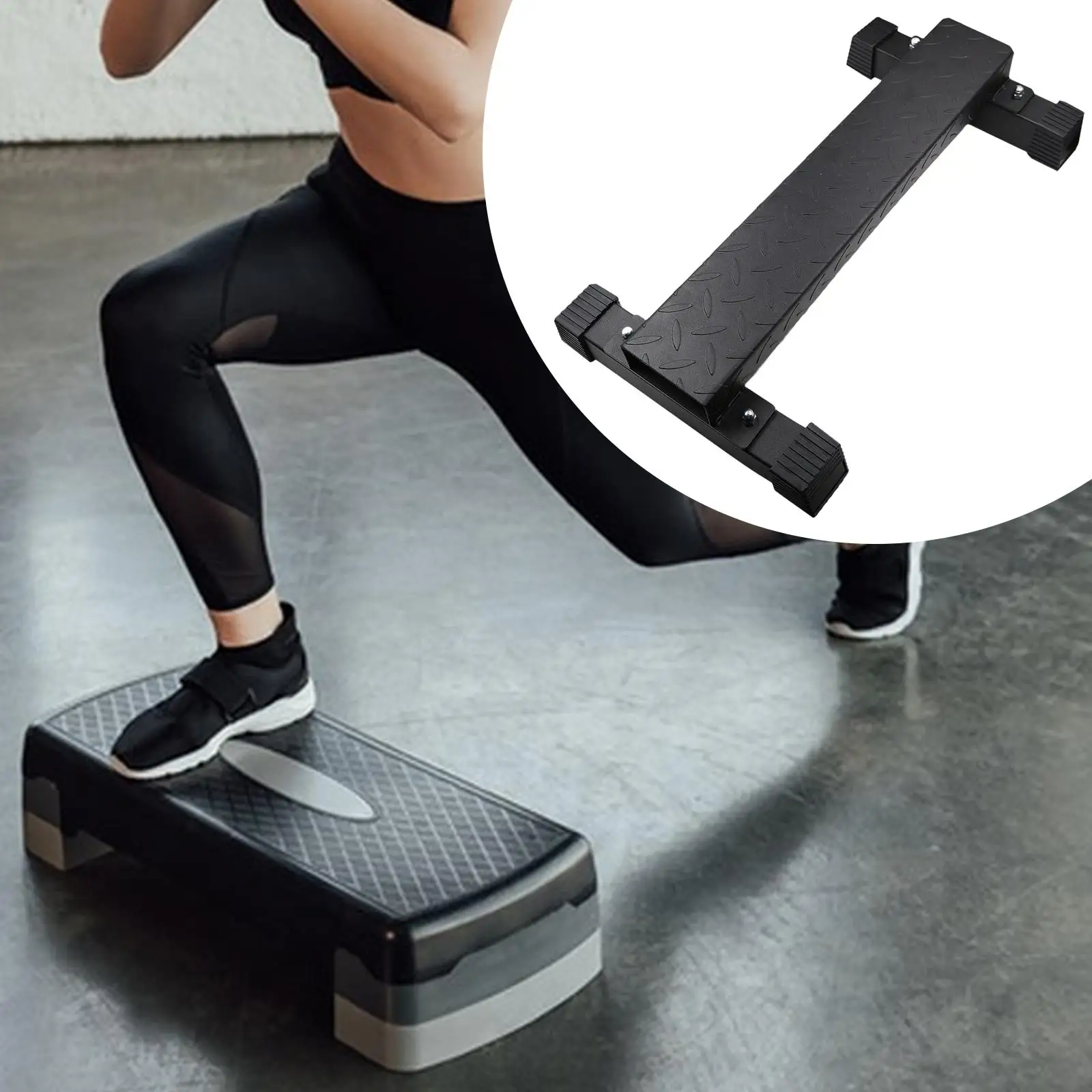 

Регулируемый фитнес-блок для ног из твердой стали для поднятия икры, регулируемый блок для ног для тренировок в помещении