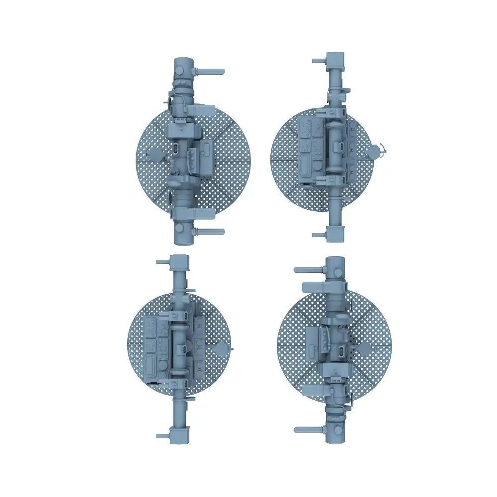 German Bismarck main And Secondary Artillery Rangefinder&Heavy AA Artillery Rangefinder LYCG200343 1/200 Model Upgrade Parts