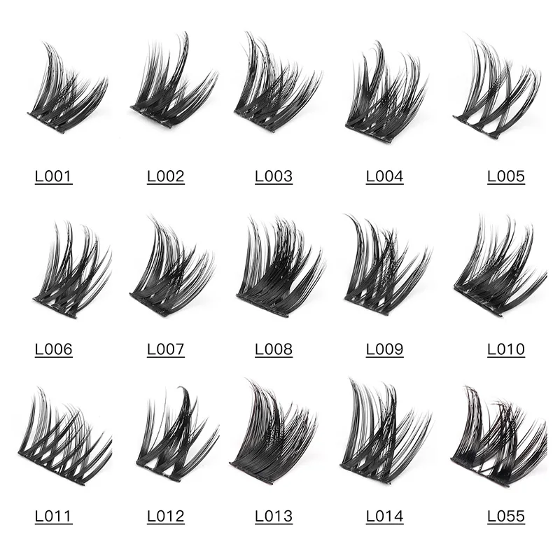 YOUNG LASH DIY Eyelashes Extensions Kit 144 Clusters Lash Mix Segmented Individual Eyelashes Russian Volume Supplies wholesale