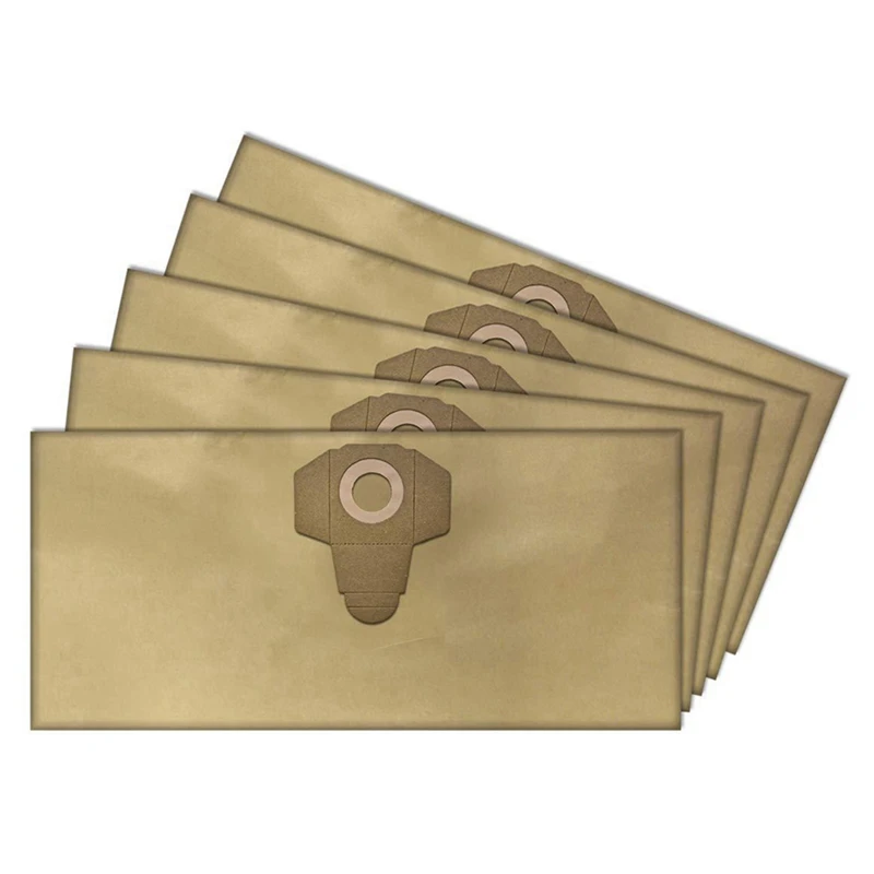 AT17 Sacchetti per la polvere per Parkside PNTS 1400 1500 Sacchetti per la polvere Riparazione di ricambio Strumenti per la pulizia della casa Aspirapolvere 5 pezzi