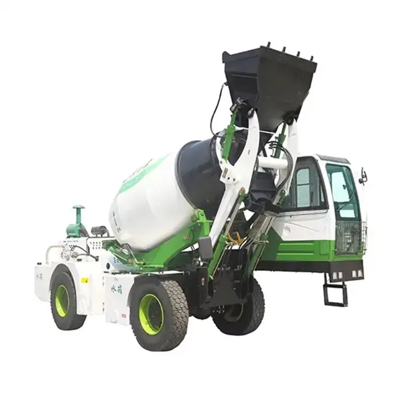 Free Shipping Small Self Feeding Mobile Cement Mixer Type Concrete Agitator Self-loading Concrete Mixer Machine for Sale