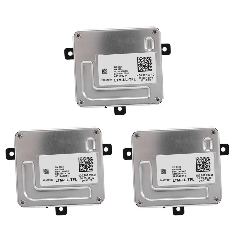 Rare 3X New Daytime Running Light Module DRL Control Ballast Follower Controller 4G0907697D 4G0907397D For A4 A5 A6 Q3
