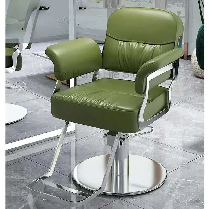 

Salon Styling Chair Professional Barber Machines Spa Man Hairdressing Cut Hair Products for Barbers Beauty Manicure Reclining